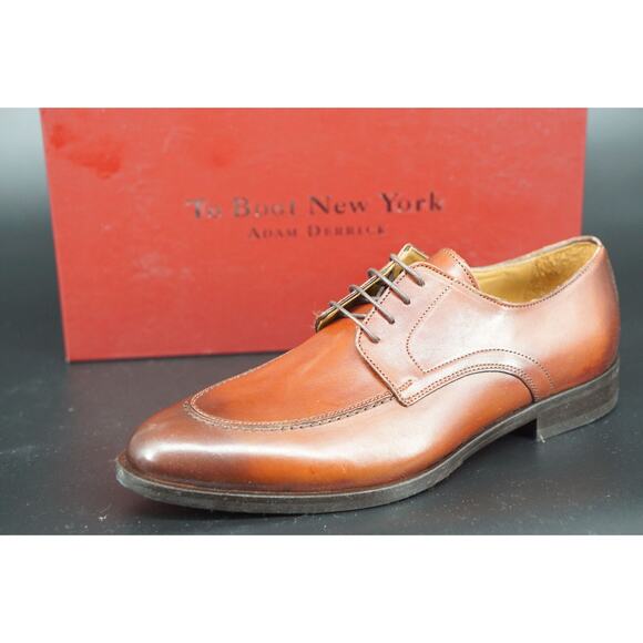 To Boot New York Black Leather Hastings Apron Toe Oxford Derby SZ 11.5 New $395 - Picture 1 of 12